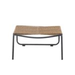 Zahradní křeslo Loeb s podnožkou přírodní