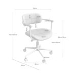 Kancelářská židle PLUTO hořčicová