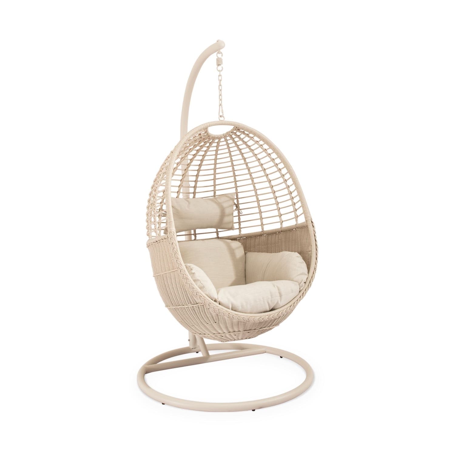 Závěsné  křeslo Hann béžové