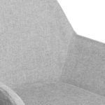 Jídelní židle BELASA světle šedá