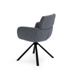 Otočná židle DIANTE tmavě šedá