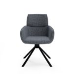 Otočná židle DIANTE tmavě šedá