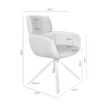 Otočná židle DIANTE béžová