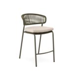 Barová židle Pallira zelená