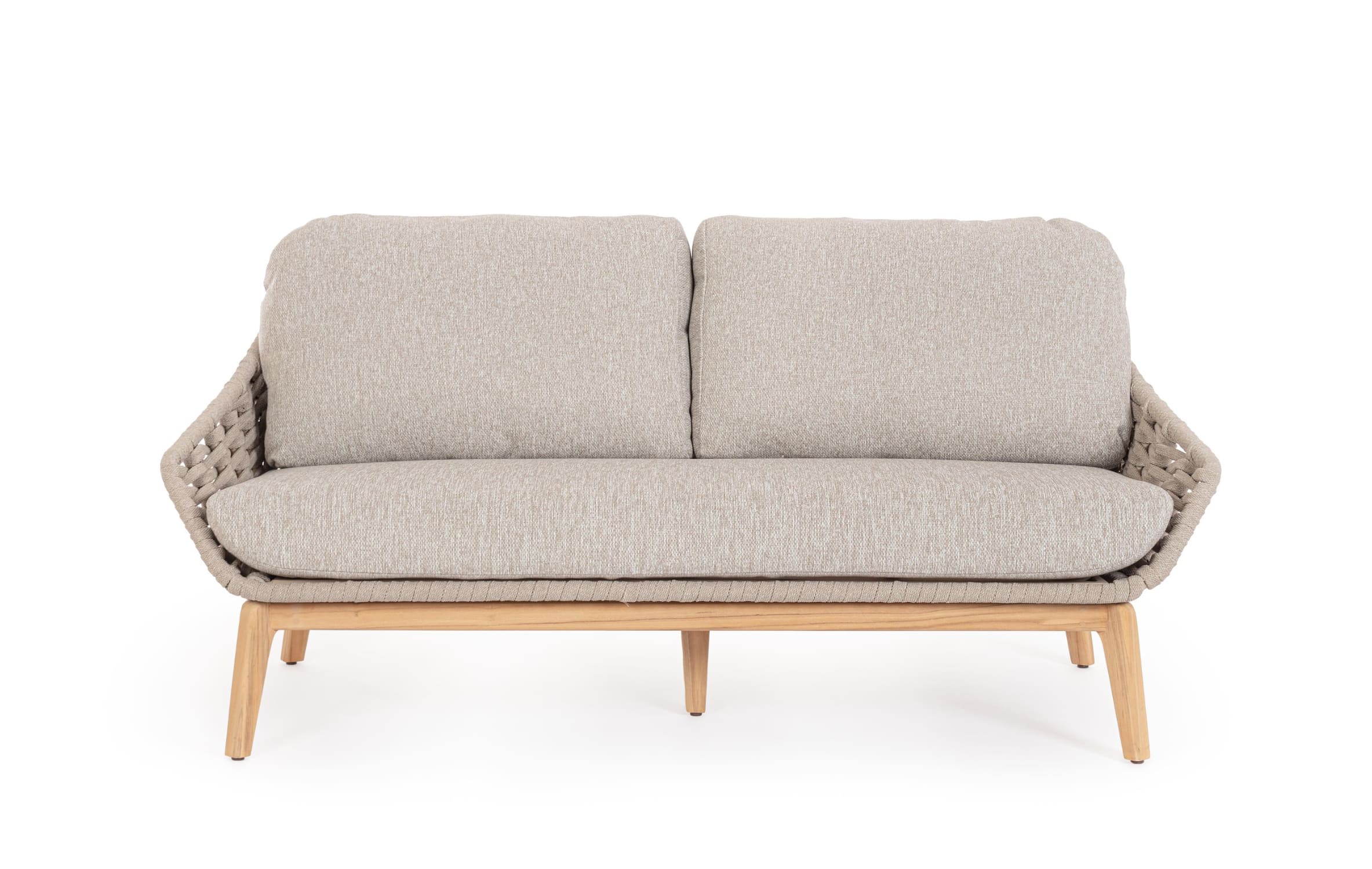 Zahradní dvoumístná pohovka mires 168 cm béžová