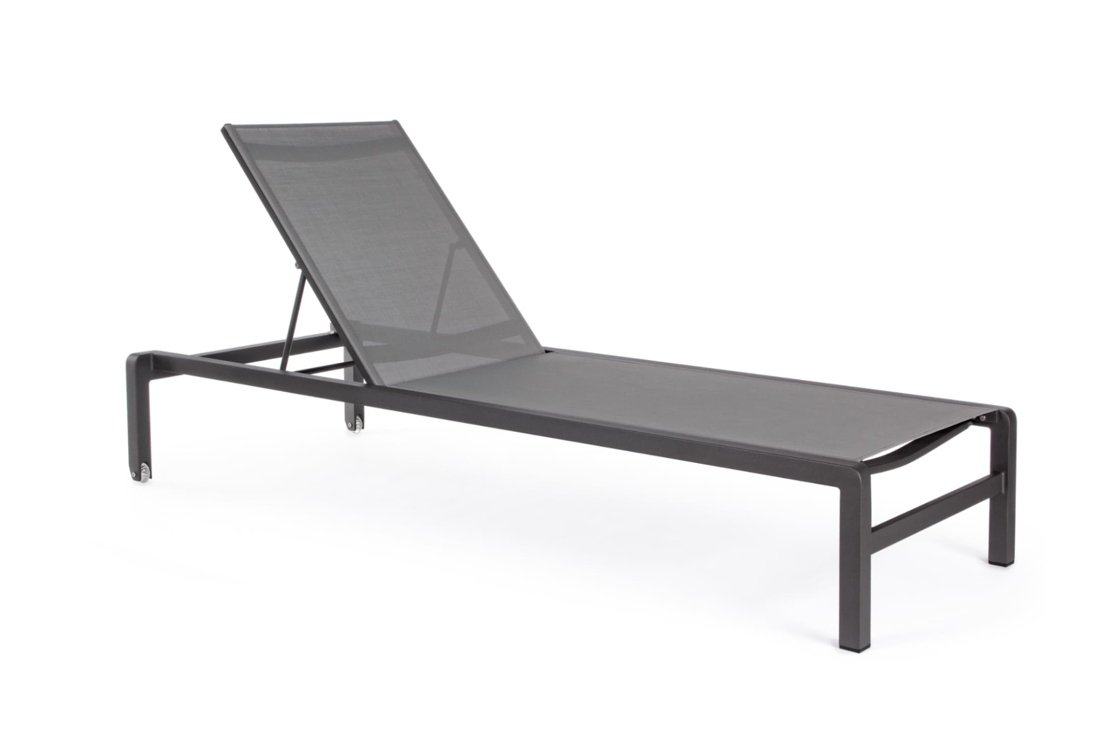 Zahradní lehátko ronoko černé