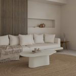 Set 2 konferenčních stolků SANTA Ø 50 / Ø 40 cm