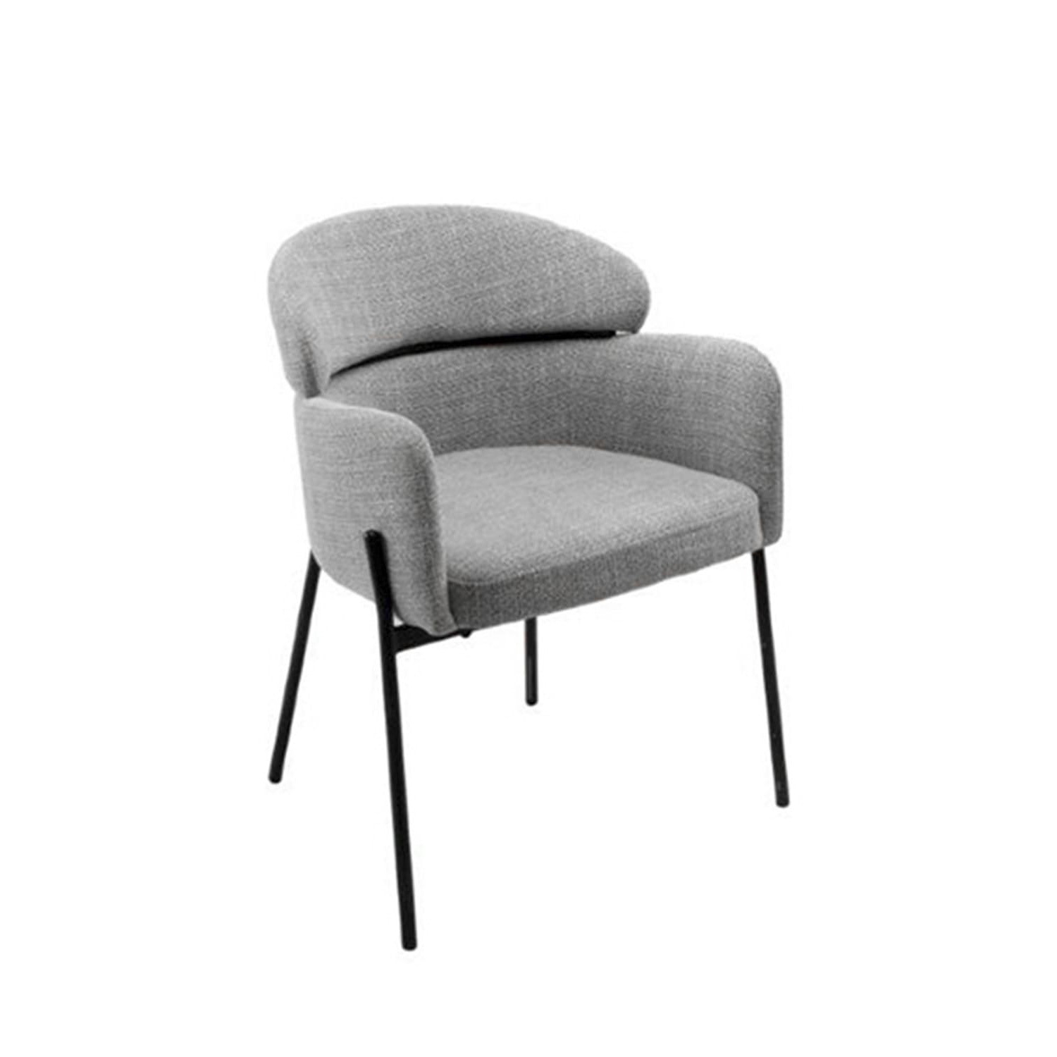 Jídelní židle DALLY světle šedá