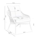 Zahradní sedací souprava SOLOMNIA šedá