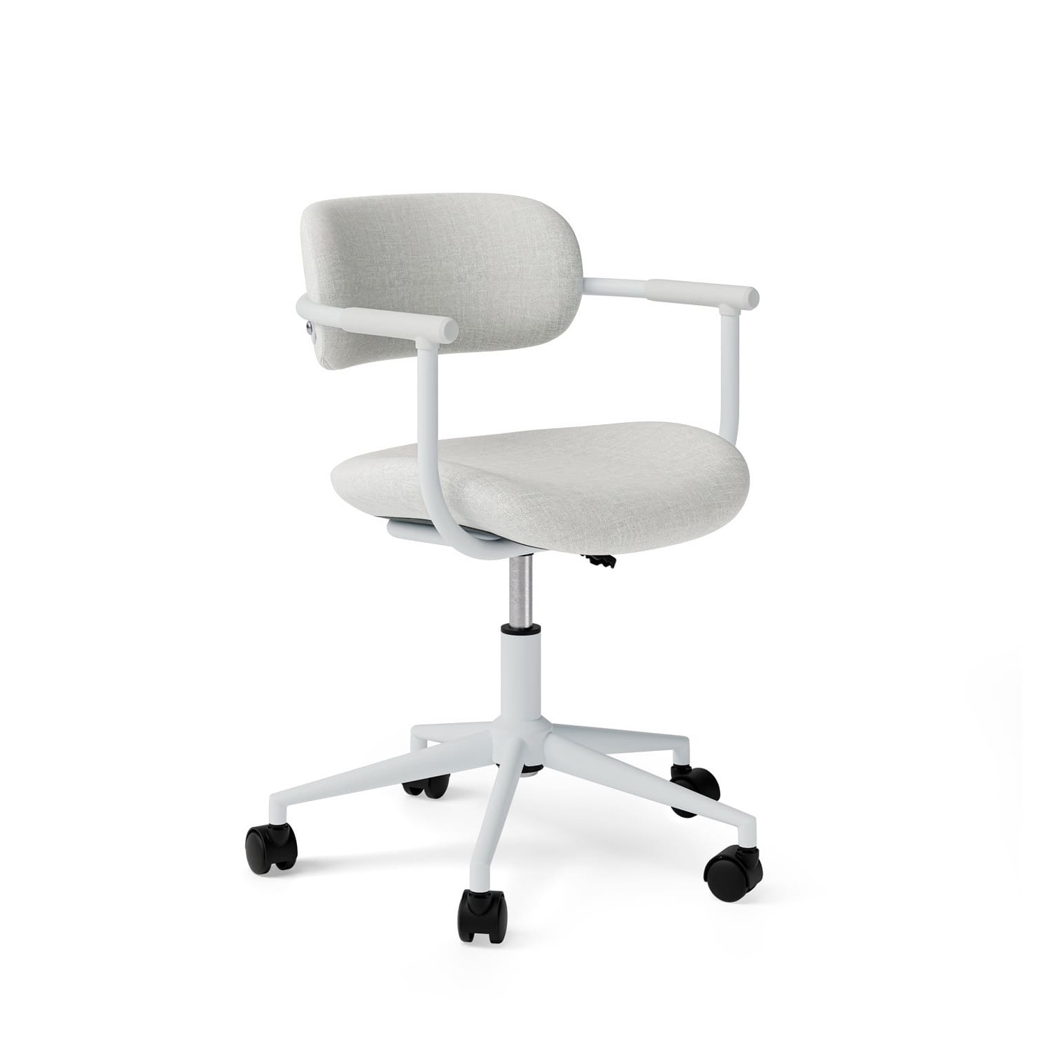 Kancelářská židle PLUTO světle šedá