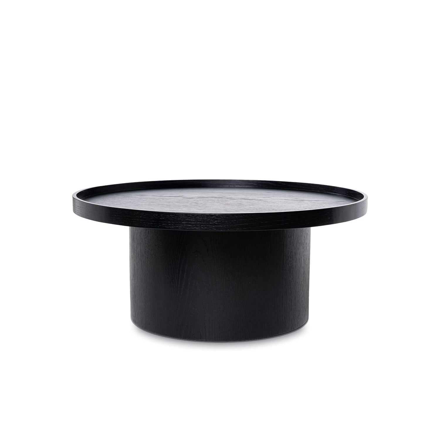 Konferenční stolek KOPI ø80 x 35 cm černý