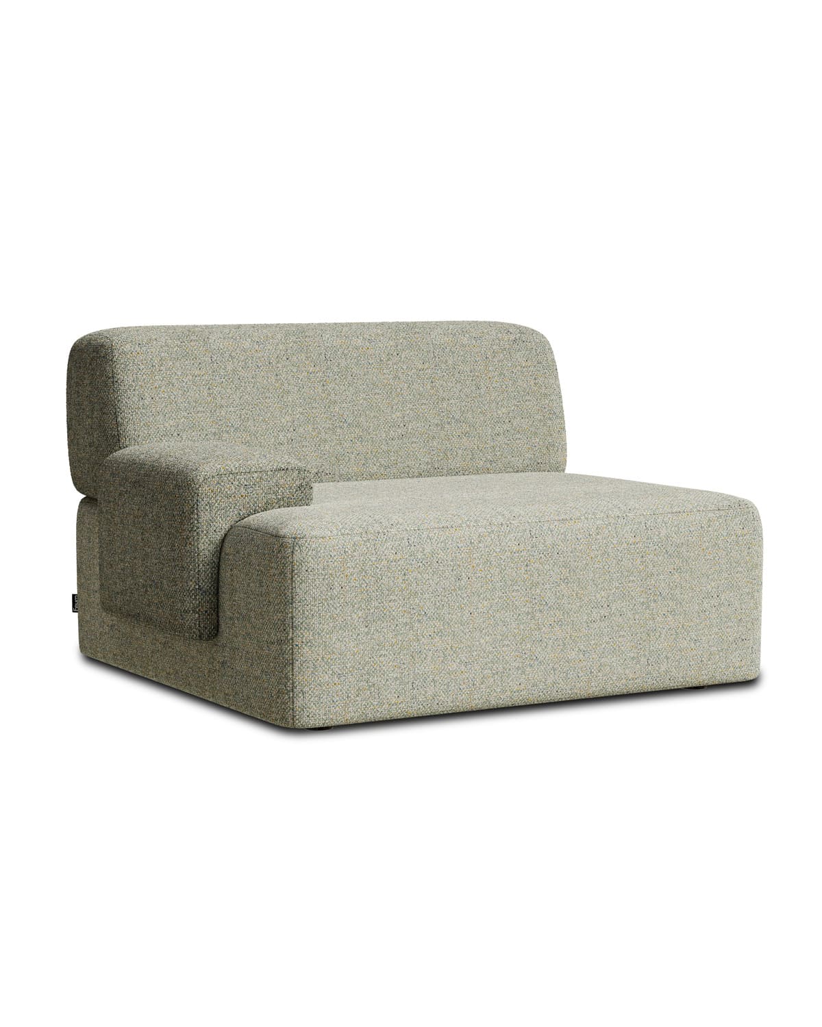 Rohový modul Umi 95 cm levý světle zelený