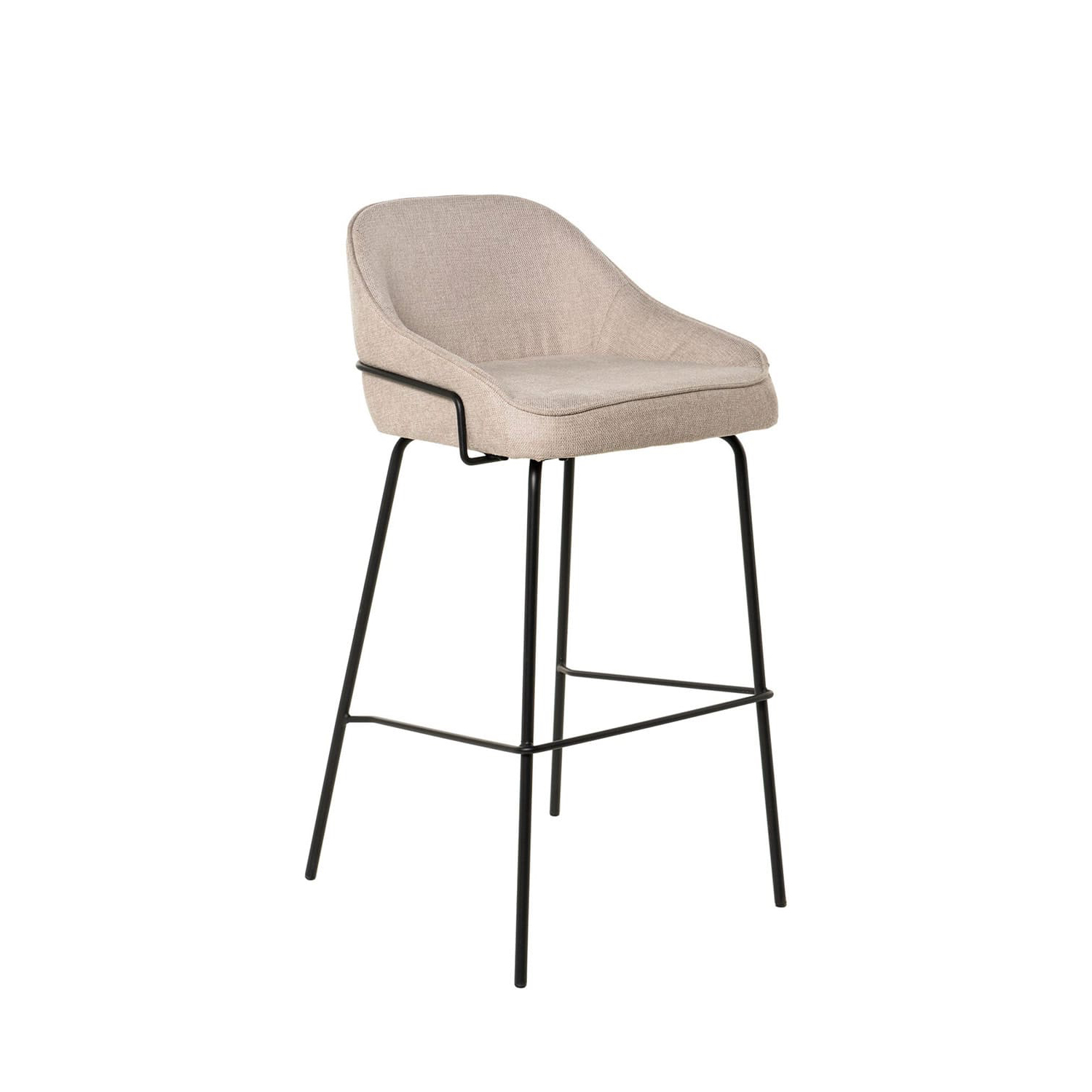 Barová židle NYRA 77 cm béžová