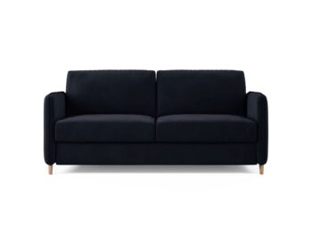 Rozkladací Pohovka Mosina S úložným prostorem 184 Samet Královská modrá