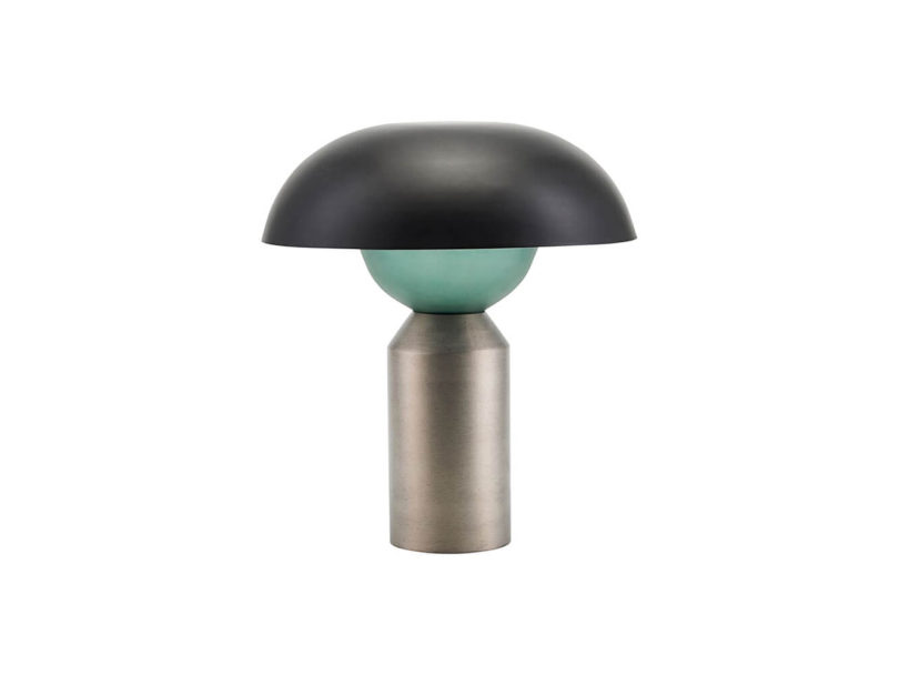 Stolní lampa buddy stříbrná