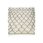 KOBEREC ZENA 180 X 180 černobílý