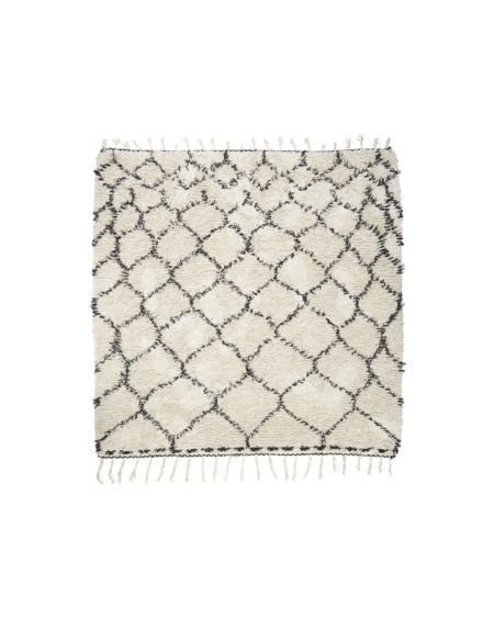 KOBEREC ZENA 180 X 180 černobílý