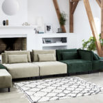 KOBEREC ZENA 180 X 180 černobílý