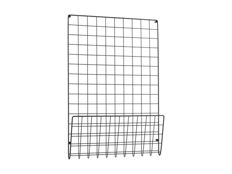 Nástěnný organizér mesh černý