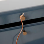 Úložný box suitcase modrý 2ks