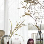 Set dvou váz Smokey šedo-průhledná