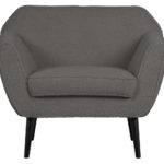 Křeslo rocco šedé