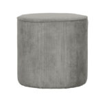 Puf sara manšestr šedý