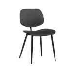 JÍDELNÍ ŽIDLE JACKIE VELVET ŠEDÁ