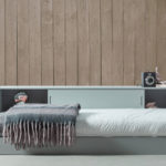 ROHOVÁ POSTEL CONNECT 90 x 200 cm ŠEDÁ