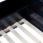 ROHOVÁ POSTEL CONNECT ČERNÁ 90 X 200 cm