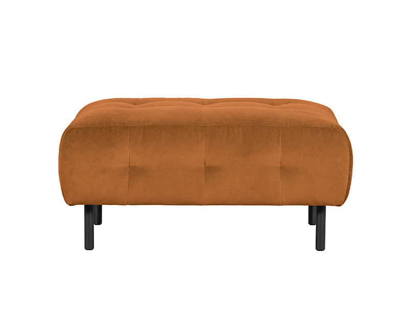 Puf dyoll praný samet skořicový