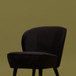 Křeslo sara samet antracit