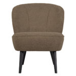 Křeslo sara hnědé