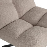 Otočné křeslo vinny béžové