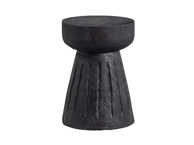 Stolička borre ø 28 x 40 cm černá