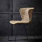 ŽIDLE WINGS 2ks PŘÍRODNÁ