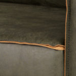 Třímístná pohovka rodeo 277 cm army zelená