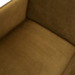 Křeslo statement classic zamat medové