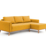 ROHOVÁ POHOVKA MILTON PRAVÁ 252 CM ŽLUTÁ