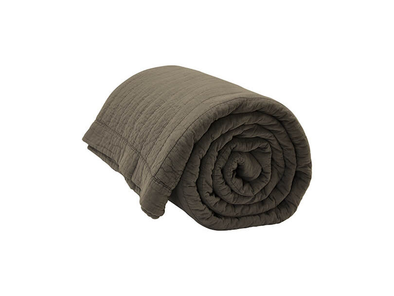 Přehoz Magnhild 280 x 280 tmavě zelený