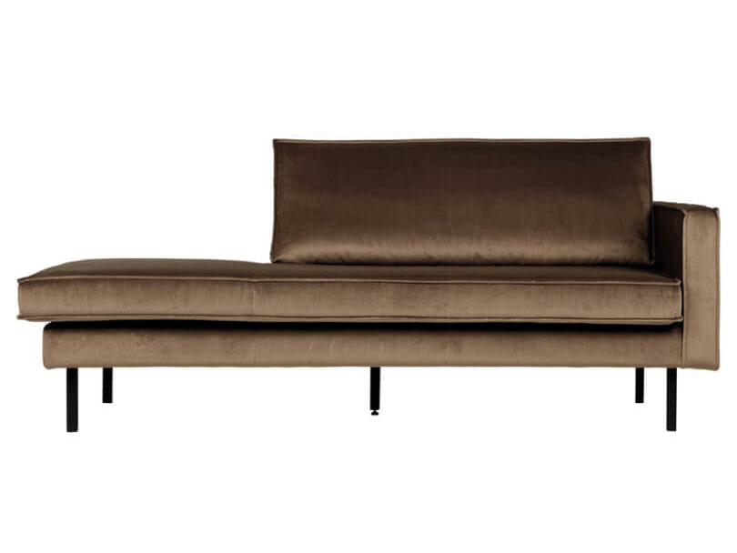 Lenoška rodeo levá 203 cm samet taupe