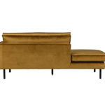 Lenoška rodeo levá 203 cm samet medová