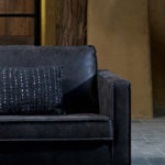 Rohová pohovka rodeo pravá 300 cm černá