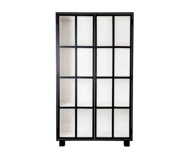 Dubová skříň Isabel 114 x 200 cm černá