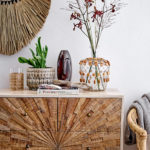 VÁZA STONEWARE HNĚDÁ