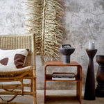 Skládací ratanové křeslo Baz přírodní