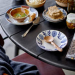 Mísa amellia Ø 22 cm modro-hnědá