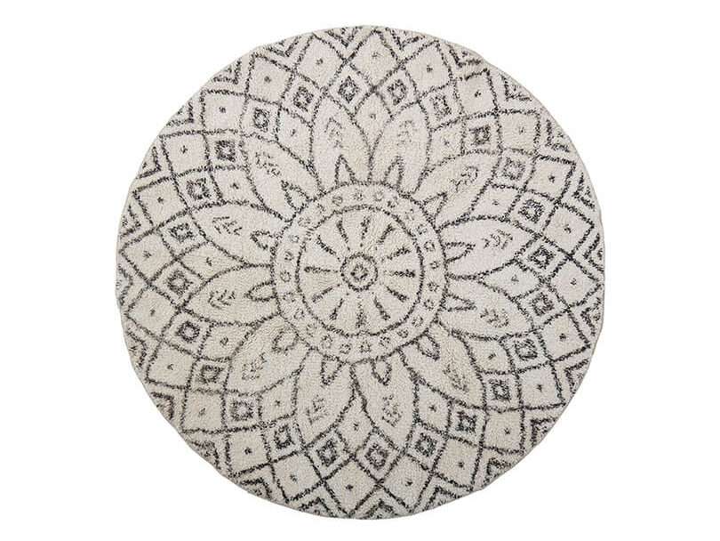 BAVLNĚNÝ KOBEREC ACTON Ø 120 bílý