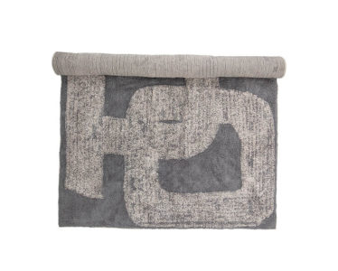 Bavlněný koberec Addo 145 x 200 šedý