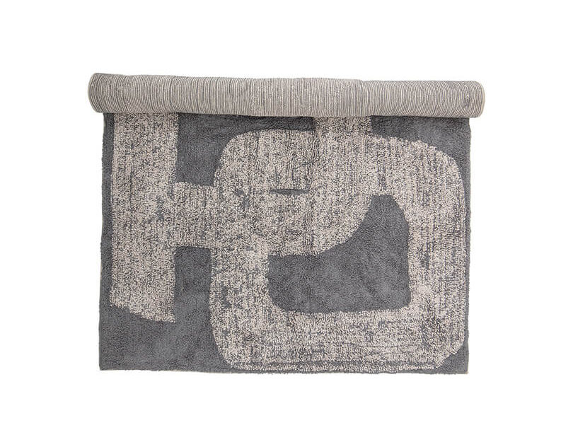 Bavlněný koberec Addo 145 x 200 šedý